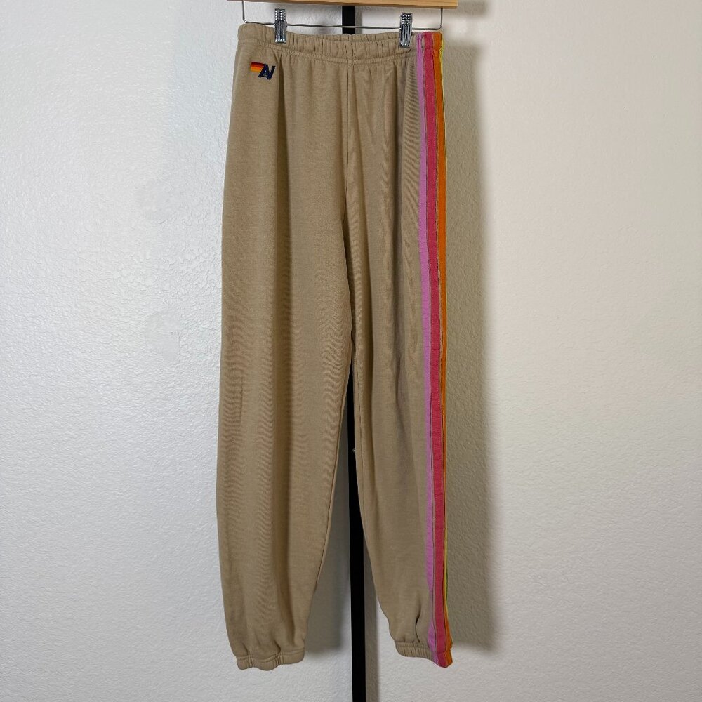 Aviator Nation Striped Sweatpants Medium